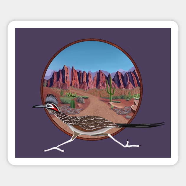 Roadrunner Magnet by Freakquencys